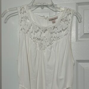 Knox Rose Cream Lace Top Dress Sleeveless